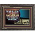 DELIVER US O LORD THAT WE MAY GIVE THANKS TO YOUR HOLY NAME AND GLORY IN PRAISING YOU  Bible Scriptures on Love Wooden Frame  GWFAVOUR13126  "45X33"