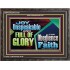 JOY UNSPEAKABLE AND FULL OF GLORY THE OBEDIENCE OF FAITH  Christian Paintings Wooden Frame  GWFAVOUR13130  "45X33"