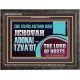 THE EVERLASTING GOD JEHOVAH ADONAI  TZVAOT THE LORD OF HOSTS  Contemporary Christian Print  GWFAVOUR13133  