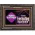 ABBA FATHER THE EVERLASTING GOD  Biblical Art Wooden Frame  GWFAVOUR13139  "45X33"