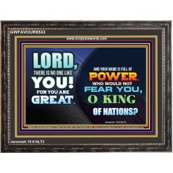 A NAME FULL OF GREAT POWER  Ultimate Power Wooden Frame  GWFAVOUR9533  