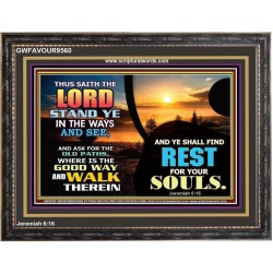 STAND YE IN THE WAYS OF JESUS CHRIST  Eternal Power Picture  GWFAVOUR9560  "45X33"