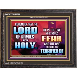 FEAR THE LORD WITH TREMBLING  Ultimate Power Wooden Frame  GWFAVOUR9567  "45X33"