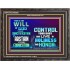 THE WILL OF GOD SANCTIFICATION HOLINESS AND RIGHTEOUSNESS  Church Wooden Frame  GWFAVOUR9588  "45X33"