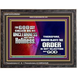 ACCEPTANCE OF DIVINE AUTHORITY KEY TO ETERNITY  Home Art Wooden Frame  GWFAVOUR9591  