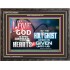 LED THE LOVE OF GOD SHED ABROAD IN OUR HEARTS  Large Wooden Frame  GWFAVOUR9597  "45X33"