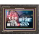 LED THE LOVE OF GOD SHED ABROAD IN OUR HEARTS  Large Wooden Frame  GWFAVOUR9597  