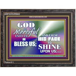 BE MERCIFUL UNTO ME O GOD  Home Art Wooden Frame  GWFAVOUR9602  "45X33"
