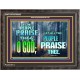 LET THE PEOPLE PRAISE THEE O GOD  Kitchen Wall Décor  GWFAVOUR9603  