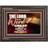 THE LORD GAVE THE WORD  Bathroom Wall Art  GWFAVOUR9604  "45X33"