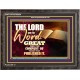 THE LORD GAVE THE WORD  Bathroom Wall Art  GWFAVOUR9604  