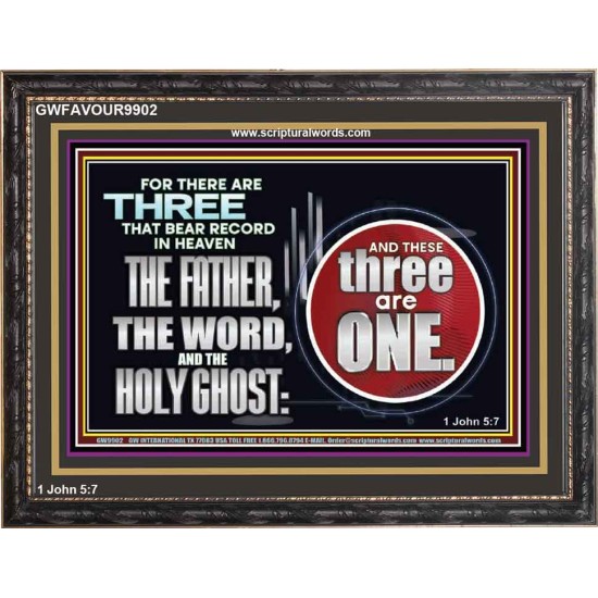 THE THREE THAT BEAR RECORD IN HEAVEN  Modern Wall Art  GWFAVOUR9902  