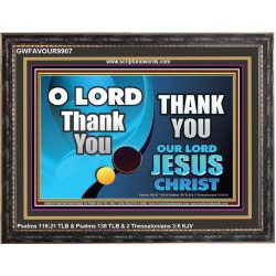 THANK YOU OUR LORD JESUS CHRIST  Custom Biblical Painting  GWFAVOUR9907  "45X33"