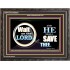 WAIT ON THE LORD AND HE SHALL SAVED THEE  Contemporary Christian Wall Art Wooden Frame  GWFAVOUR9920  "45X33"