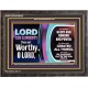 LORD GOD ALMIGHTY HOSANNA IN THE HIGHEST  Contemporary Christian Wall Art Wooden Frame  GWFAVOUR9925  