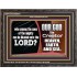 WHO CAN BE LIKENED TO OUR GOD JEHOVAH  Scriptural Décor  GWFAVOUR9978  "45X33"