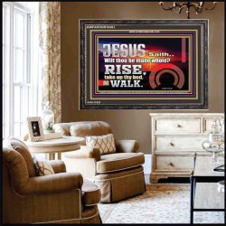 BE MADE WHOLE IN THE MIGHTY NAME OF JESUS CHRIST  Sanctuary Wall Picture  GWFAVOUR10361  "45X33"