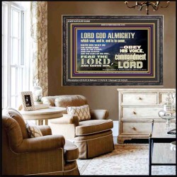 REBEL NOT AGAINST THE COMMANDMENTS OF THE LORD  Ultimate Inspirational Wall Art Picture  GWFAVOUR10380  "45X33"