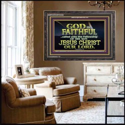 CALLED UNTO FELLOWSHIP WITH CHRIST JESUS  Scriptural Wall Art  GWFAVOUR10436  "45X33"