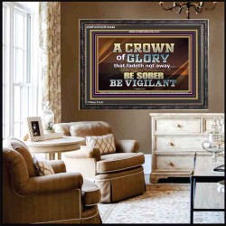 CROWN OF GLORY FOR OVERCOMERS  Scriptures Décor Wall Art  GWFAVOUR10440  "45X33"