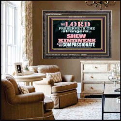 SHEW KINDNESS AND BE COMPASSIONATE  Christian Quote Wooden Frame  GWFAVOUR10462  