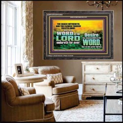 THE WORD OF THE LORD ENDURETH FOR EVER  Christian Wall Décor Wooden Frame  GWFAVOUR10493  "45X33"