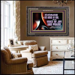 THE VOICE OF JOY AND PRAISE  Wall Décor  GWFAVOUR10589  "45X33"