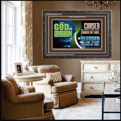 BLESSED BE HE THAT BLESSETH THEE  Religious Wall Art   GWFAVOUR10776  "45X33"