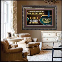 YE REPROACHES AND AFFLICTIONS MENE MENE TEKEL UPHARSIN GOD HATH NUMBERED THY KINGDOM  Christian Wall Décor  GWFAVOUR10779  "45X33"
