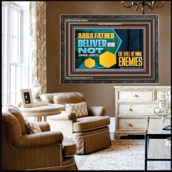 DELIVER ME NOT OVER UNTO THE WILL OF MINE ENEMIES  Children Room Wall Wooden Frame  GWFAVOUR12024  "45X33"