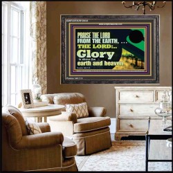 PRAISE THE LORD FROM THE EARTH  Children Room Wall Wooden Frame  GWFAVOUR12033  "45X33"