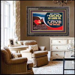 LOVE ONE ANOTHER  Custom Contemporary Christian Wall Art  GWFAVOUR12129  "45X33"