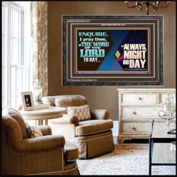 THE WORD OF THE LORD TO DAY  New Wall Décor  GWFAVOUR12151  "45X33"