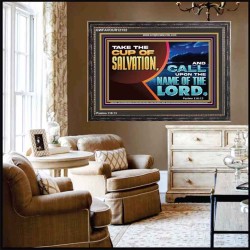 TAKE THE CUP OF SALVATION  Art & Décor Wooden Frame  GWFAVOUR12152  "45X33"