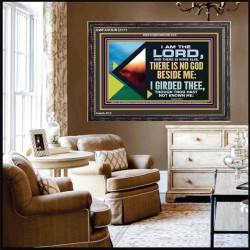 THERE IS NO GOD BESIDE ME  Bible Verse for Home Wooden Frame  GWFAVOUR12171  "45X33"