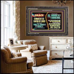 GRACE UNMERITED FAVOR OF GOD  Bible Scriptures on Love Wooden Frame  GWFAVOUR12963  "45X33"