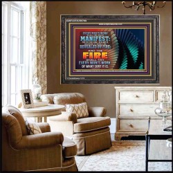 YOUR WORKS SHALL BE TRIED BY FIRE  Modern Art Picture  GWFAVOUR9796  