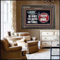 THE THREE THAT BEAR RECORD IN HEAVEN  Modern Wall Art  GWFAVOUR9902  "45X33"