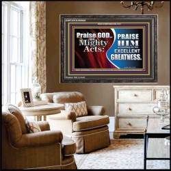 PRAISE HIM FOR HIS MIGHTY ACTS  Biblical Paintings  GWFAVOUR9968  "45X33"