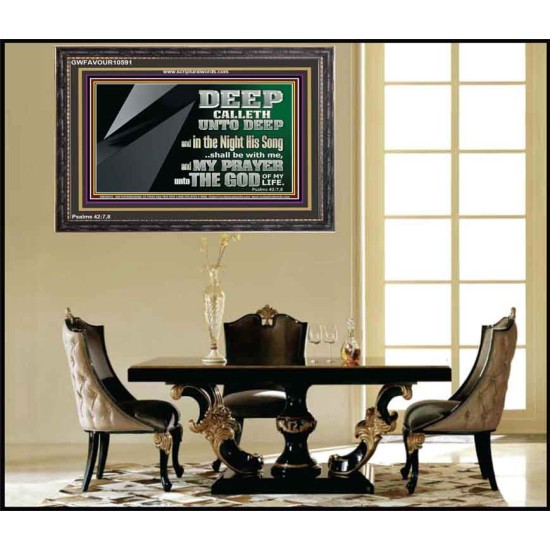 DEEP CALLETH UNTO DEEP  Modern Wall Art  GWFAVOUR10591  