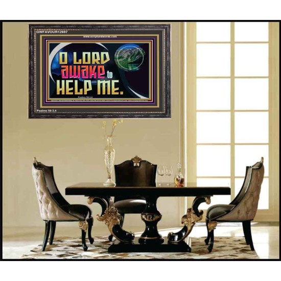 O LORD AWAKE TO HELP ME  Scriptures Décor Wall Art  GWFAVOUR12697  