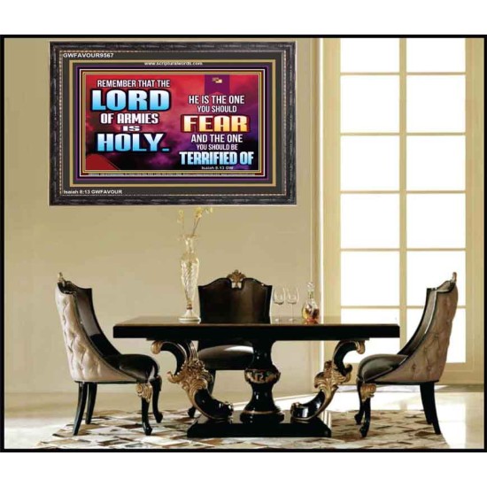 FEAR THE LORD WITH TREMBLING  Ultimate Power Wooden Frame  GWFAVOUR9567  