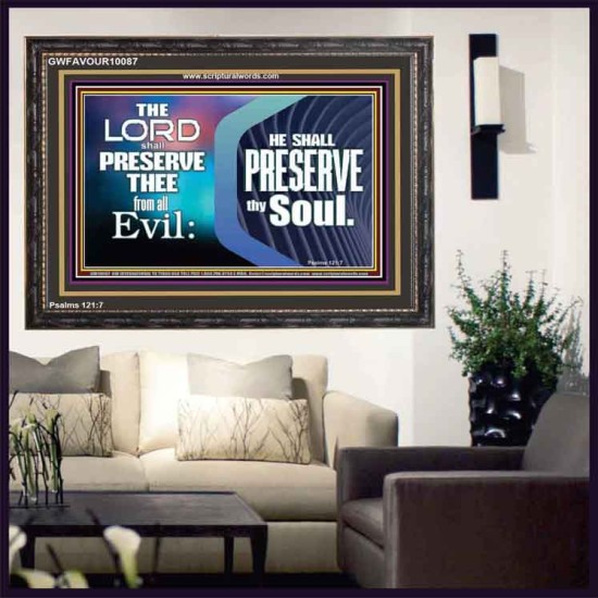 THY SOUL IS PRESERVED FROM ALL EVIL  Wall Décor  GWFAVOUR10087  