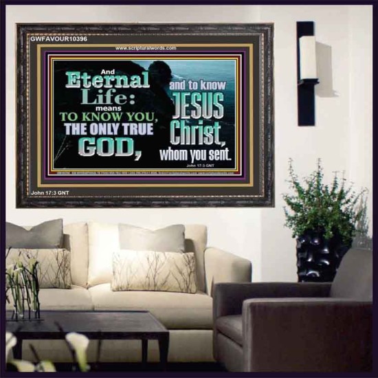 ETERNAL LIFE ONLY THROUGH CHRIST JESUS  Children Room  GWFAVOUR10396  