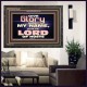 GIVE GLORY TO MY NAME SAITH THE LORD OF HOSTS  Scriptural Verse Wooden Frame   GWFAVOUR10450  