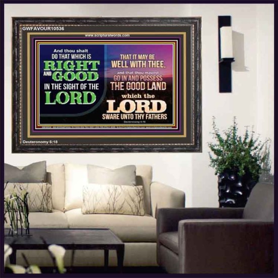 THAT IT MAY BE WELL WITH THEE  Contemporary Christian Wall Art  GWFAVOUR10536  