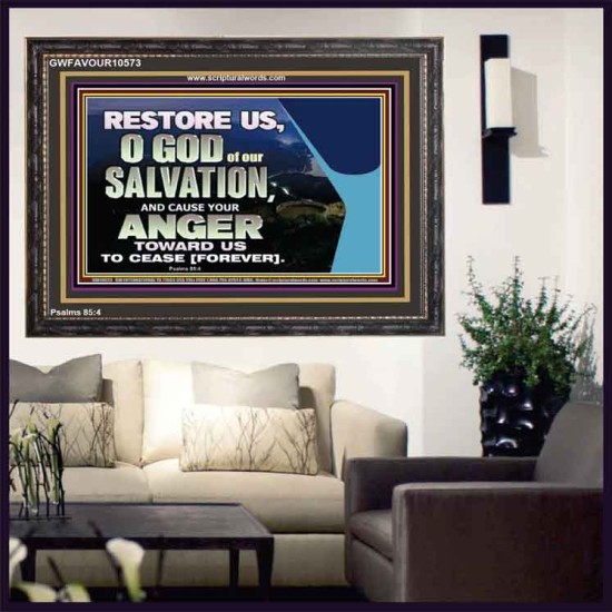 GOD OF OUR SALVATION  Scripture Wall Art  GWFAVOUR10573  