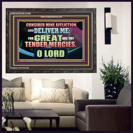 GREAT ARE THY TENDER MERCIES O LORD  Unique Scriptural Picture  GWFAVOUR12180  