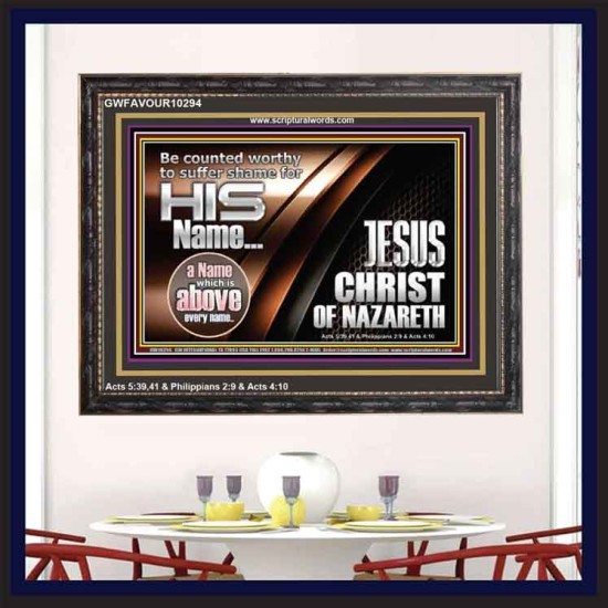 BE COUNTED WORTHY OF THE LORD  Décor Art Works  GWFAVOUR10294  