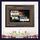 WATCH AND PRAY BRETHREN  Bible Verses Wooden Frame Art  GWFAVOUR10335  